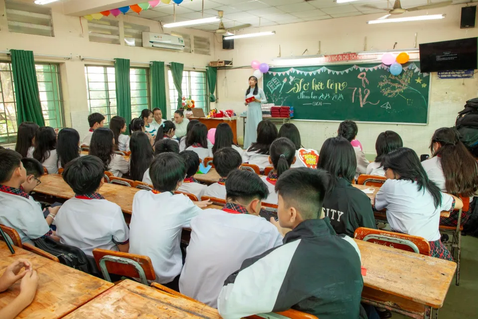 Sinh viên học tiếng Anh tại Minh Trang